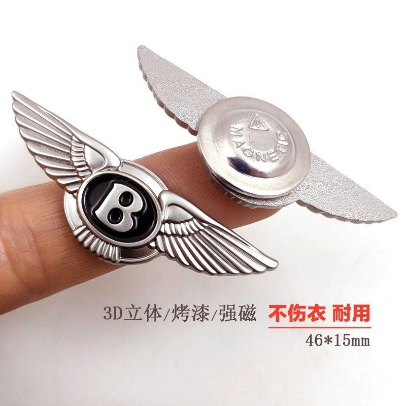 For Bentley LOGO Suitable For Bentley Brooches Badges Car Emblems Shirt Collar Labels Starlight Metal Lapels High-endAccessories