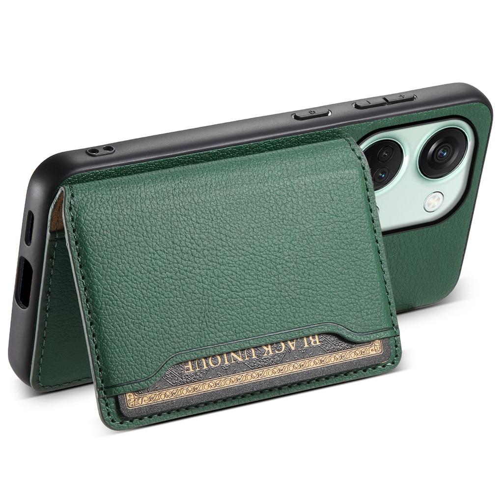 For OnePlus Ace 2V/Nord 3 5G Phone Case Leather+PC+TPU Card Slot Protective Shell