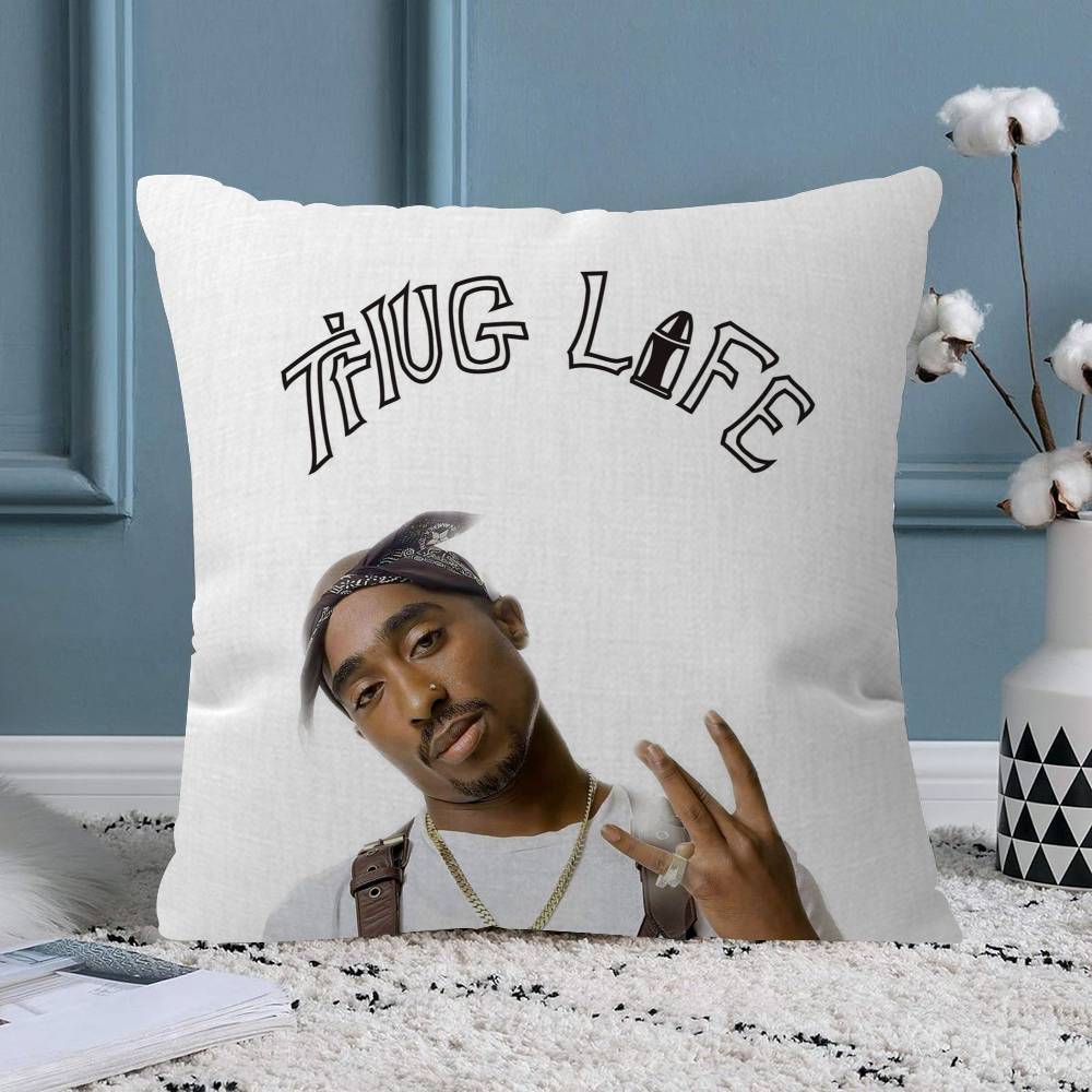 Rap Legend PAC Cushion Cover Pillow Cover Decor Pillowcase Printed Cushion Case for Couch