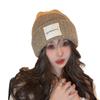 Large Head Circumference Hat Women's Autumn and Winter New Knitted Hat Korean Style All Match Warm Woolen Hat Showing Face Small Pile Hat Cold Hat