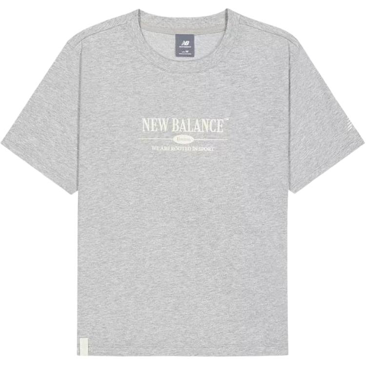 Women's New Balance T-Shirts Women's Crew Neck Moderate Straight Fit