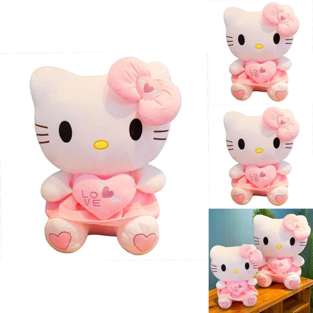 Adorable Hello Kitty Kawaii Toy Lovely Filled Pillow Soft Plush Doll Perfect Children Gift
