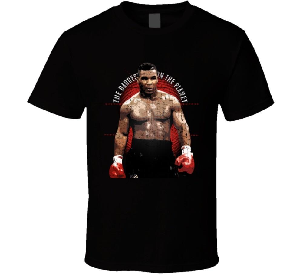 Mike Tyson Boxer Boxing Legend Heavyweight Champ Baddest Unisex T Shirt