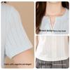 Demana Women's V-Neck Short Sleeve Summer T-Shirt