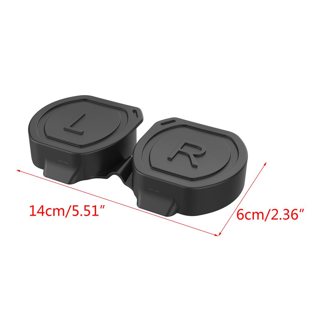 Shock-resistant Glasses Cases Silicone Protective Cover for PS VR2 Headset Glasses Lens Cover Dustproof Sleeves