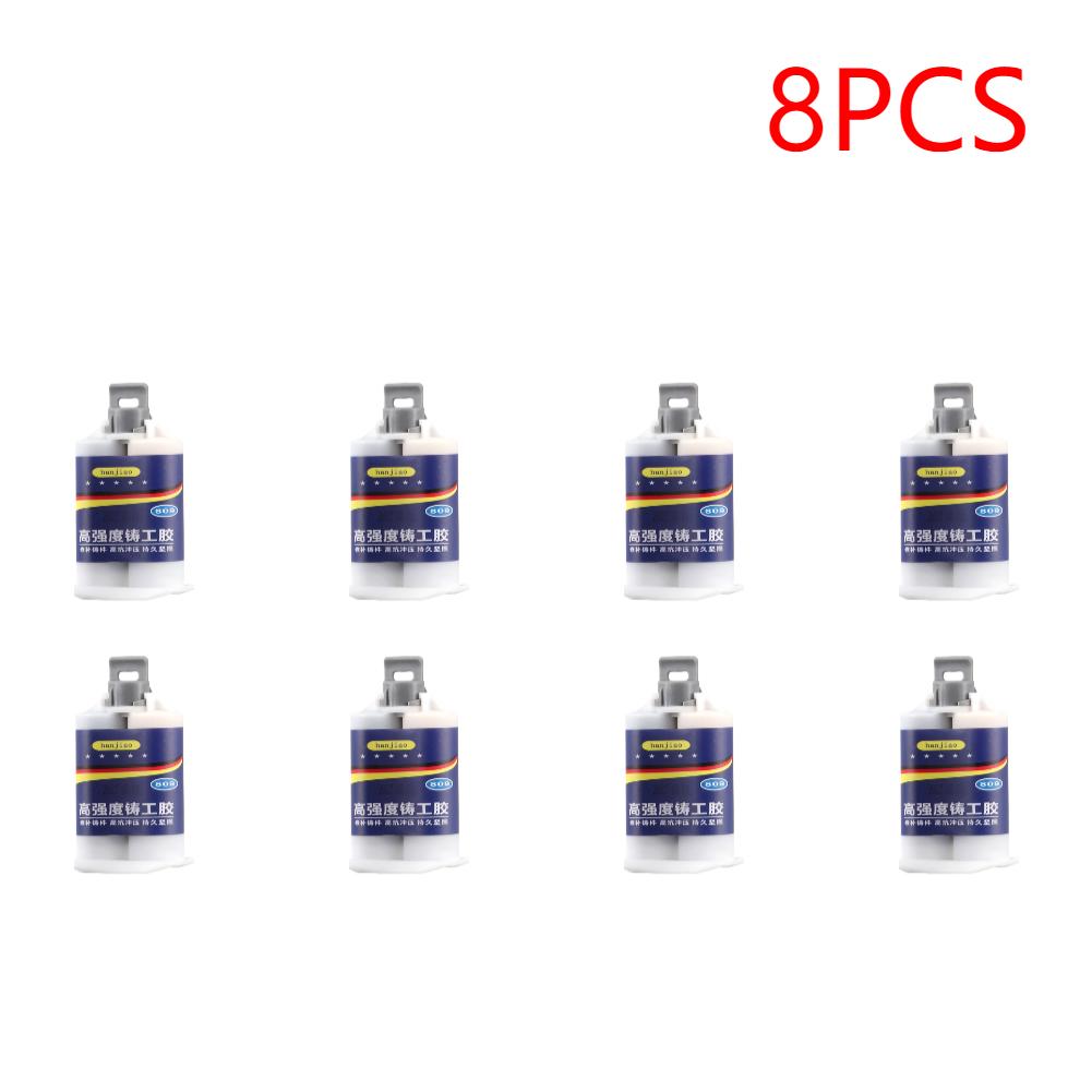 50/100g Metal Repair Glue AB Glue Strong Bond Sealant Glue Heat Resistance Metal Repair Adhesive Industrial Casting Agent