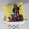 Cartoon SSally FFace Game Various Sizes Square Pillow Case For Car Home Bedchamber Decor Birthday Gift