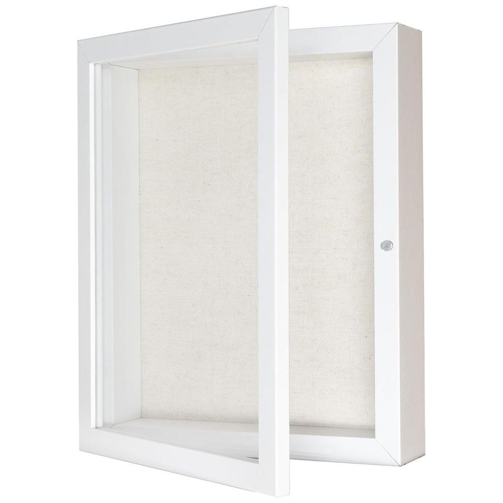 1 pz Cornice Profonda a Scatola Cornice Espositore in Legno Cornice da Parete con Effetto Legno Scatola della Memoria per Souvenir Cimeli Fiori
