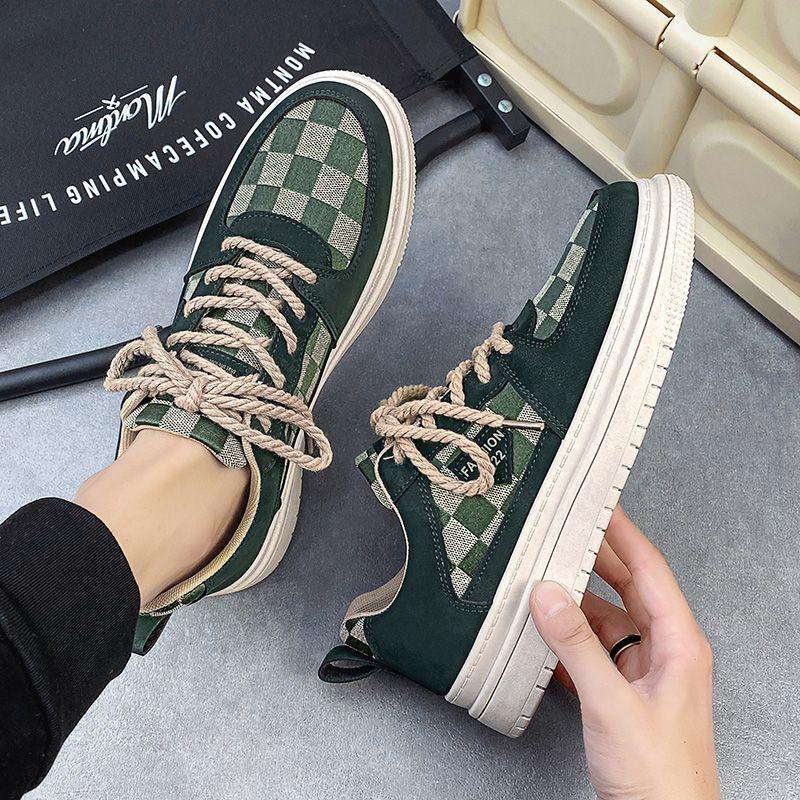 

Модная мужская обувь. Мужские повседневные спортивные туфли Netflix для подростков 2023 года. 44 зелёный