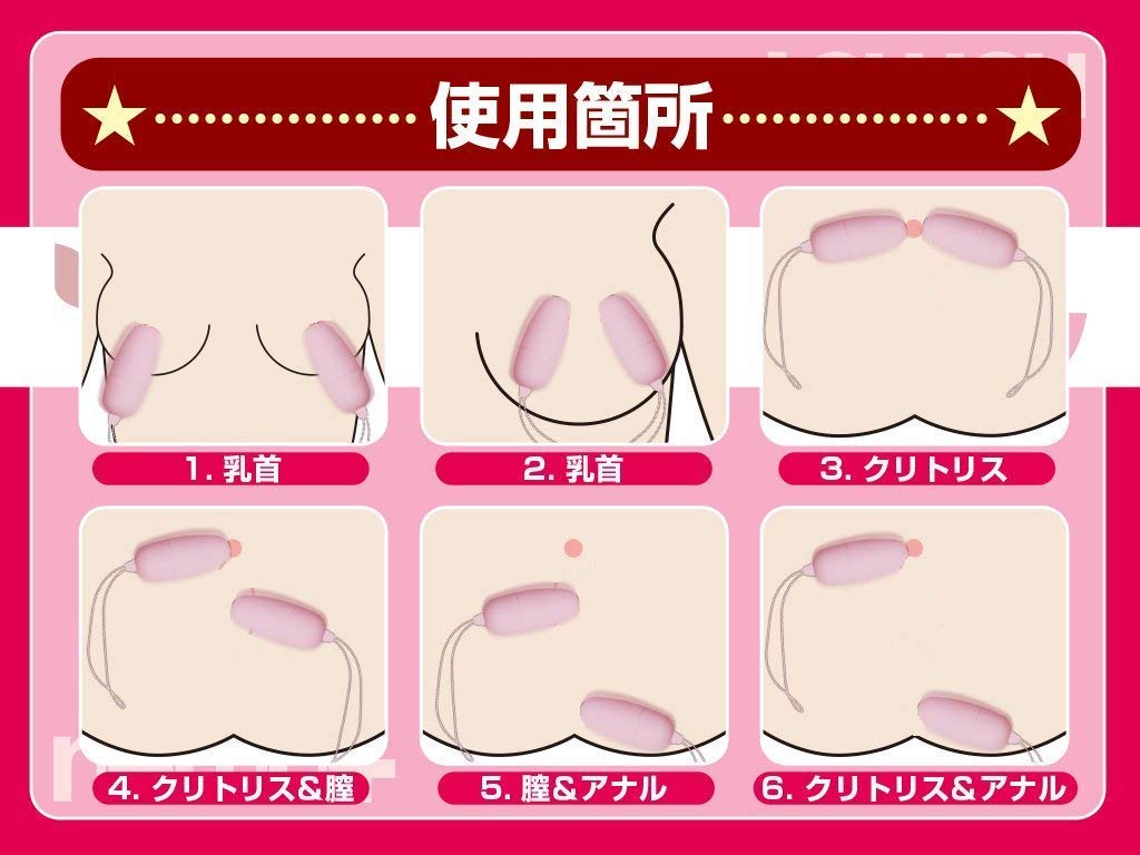 JAPANTOYZ ~Love&Leaf~ nemo Plus Neo Wireless Remote Control Vibrator (2 Vibrators Version) Pink