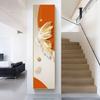 Slim Vertical Self-Adhesive Mural: Elegant Decorative Sticker for Entrance Hall or Corridor