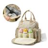 Spritzwassergeschützte Wickeltasche Mehrfache Fächer Reise Rucksack Neue Mama Tasche Damen