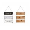 Wooden Hanging Sign Wall Decor for Home Rustic Farmhouse Style Decorative Plaque for Living Room Bedroom Outdoor Use with Rope Hanger