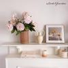 Lu Ke Premium Peony Silk Flower Bouquet for Living Room & Dining Table Decoration