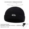 Unisex The Real Boss Label Decoration Hip Hop Melon Skin Hat Winter Cycling Warm Caps Knitted Hats Spring Autumn Outdoor Sport Travel for Women Men