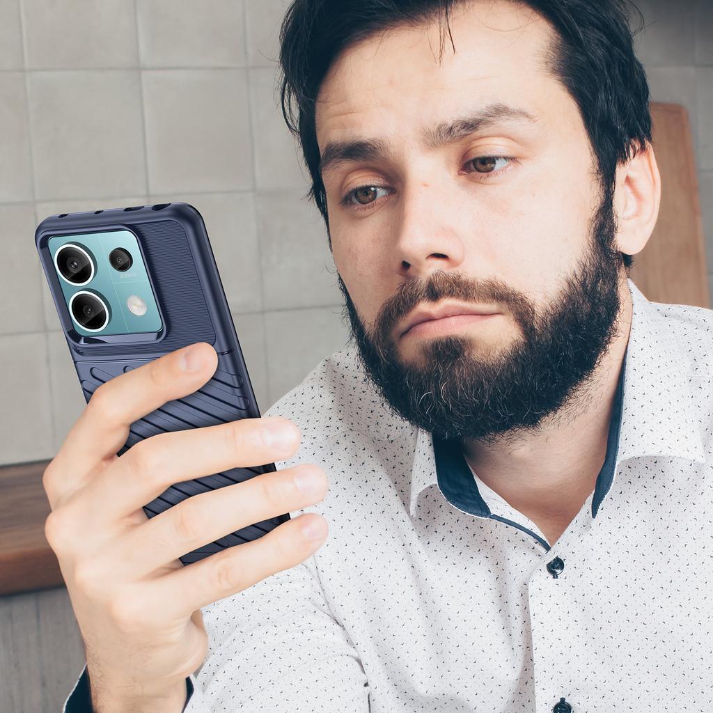 Thunder Series For Xiaomi Redmi Note 13 Pro 5G/Poco X6 5G Case Thickened TPU Soft Phone Cover