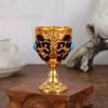 1pc Diamond-encrusted Metal Chalice Goblet Embossed Goblet  Bars Restaurants Home Decor