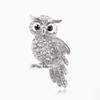 Fashion Owl Golden Pin, Women's Anti-exposure Buttons, Fixed Clothes Collar Accessories, Wedding Party Gifts