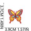 Butterfly Applique Designs with Embroidered Texture, 10 Assorted Appliques for Decorating Clothing, Shoes, Bags, and Fabric Craft Projects