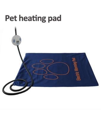 Manta Calefactora Eléctrica para Mascotas 45×60cm Perro Gato Calentador de Invierno Impermeable Temperatura Ajustable Esterillas para Perros Enchufe US/UK/EU