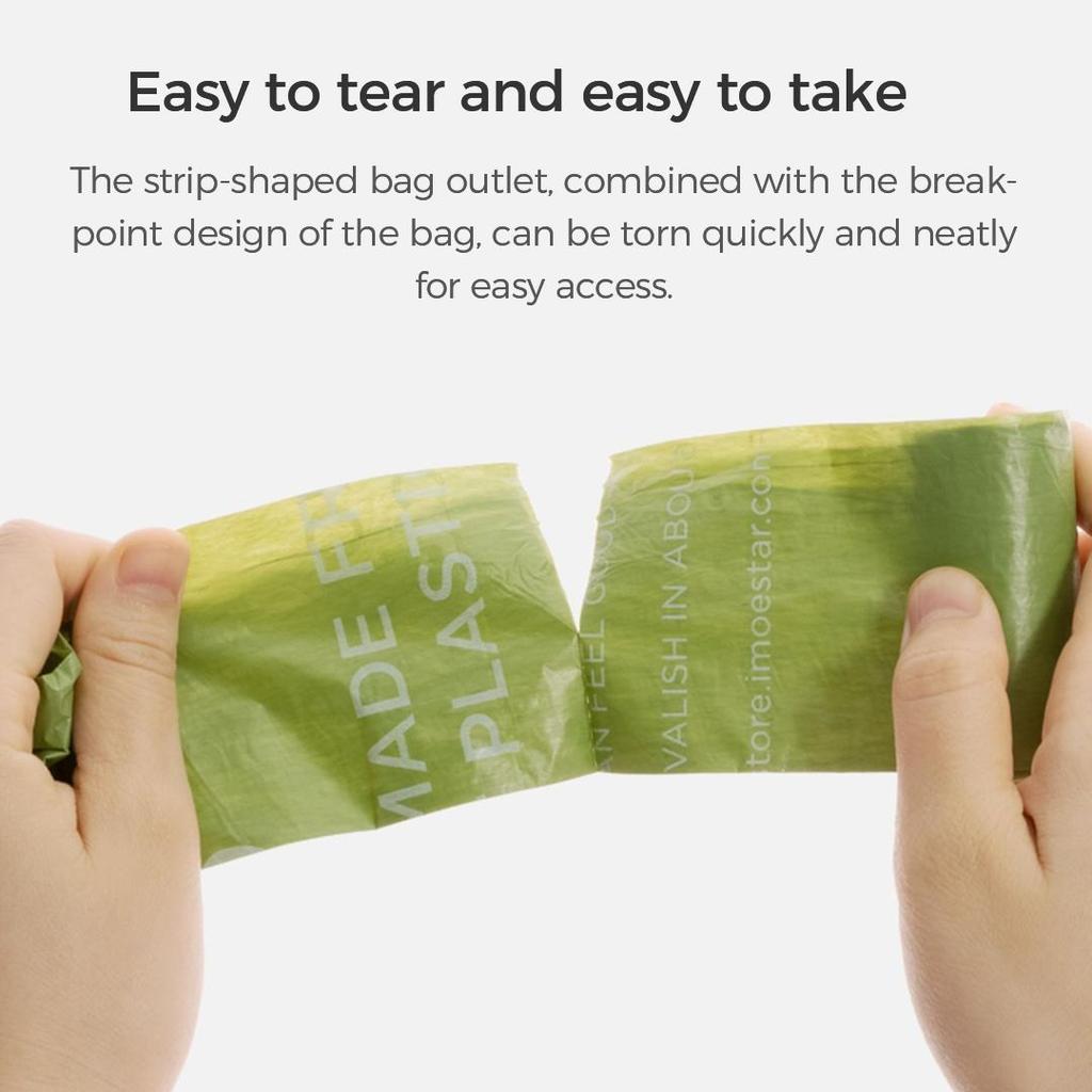 Xiaomi Moestar Pet Poop Picker met 10 zakken/rol Wegwerp hondenafvalzakken met riemclip en doos