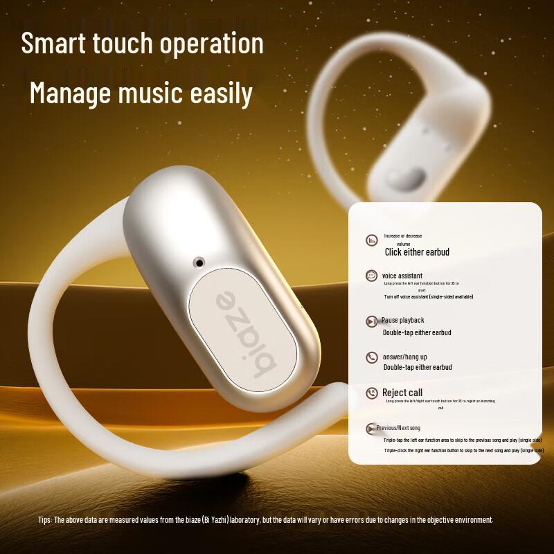 Biyazi D87 Ear-Hook Bluetooth Headphones