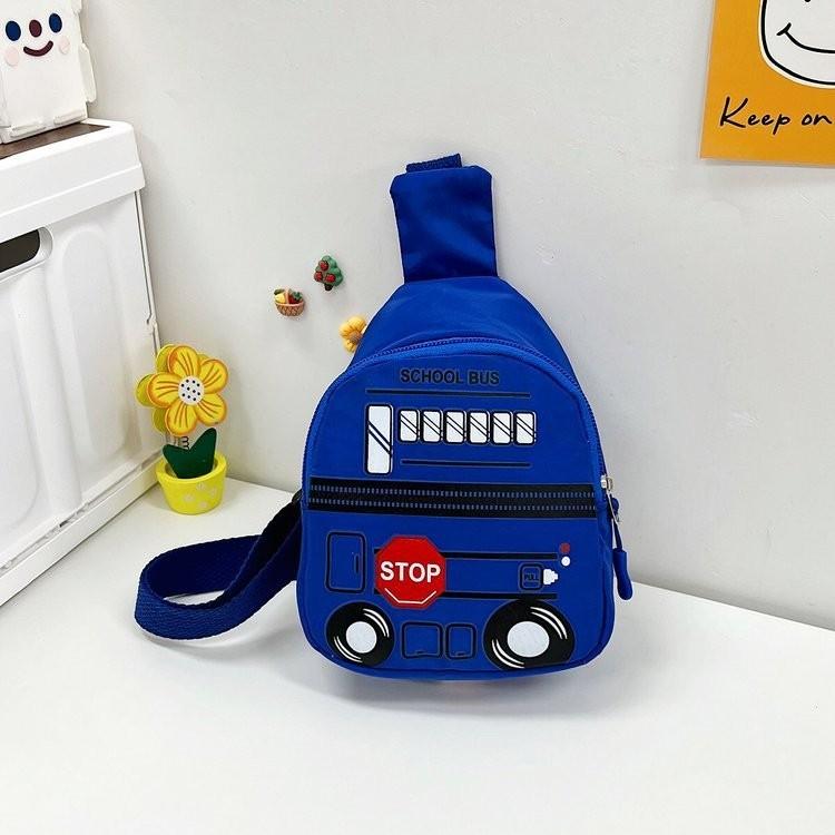 Trendy Car-themed Chest Bag For Toddlers Cool Nylon Crossbody Bag For Boys And Girls