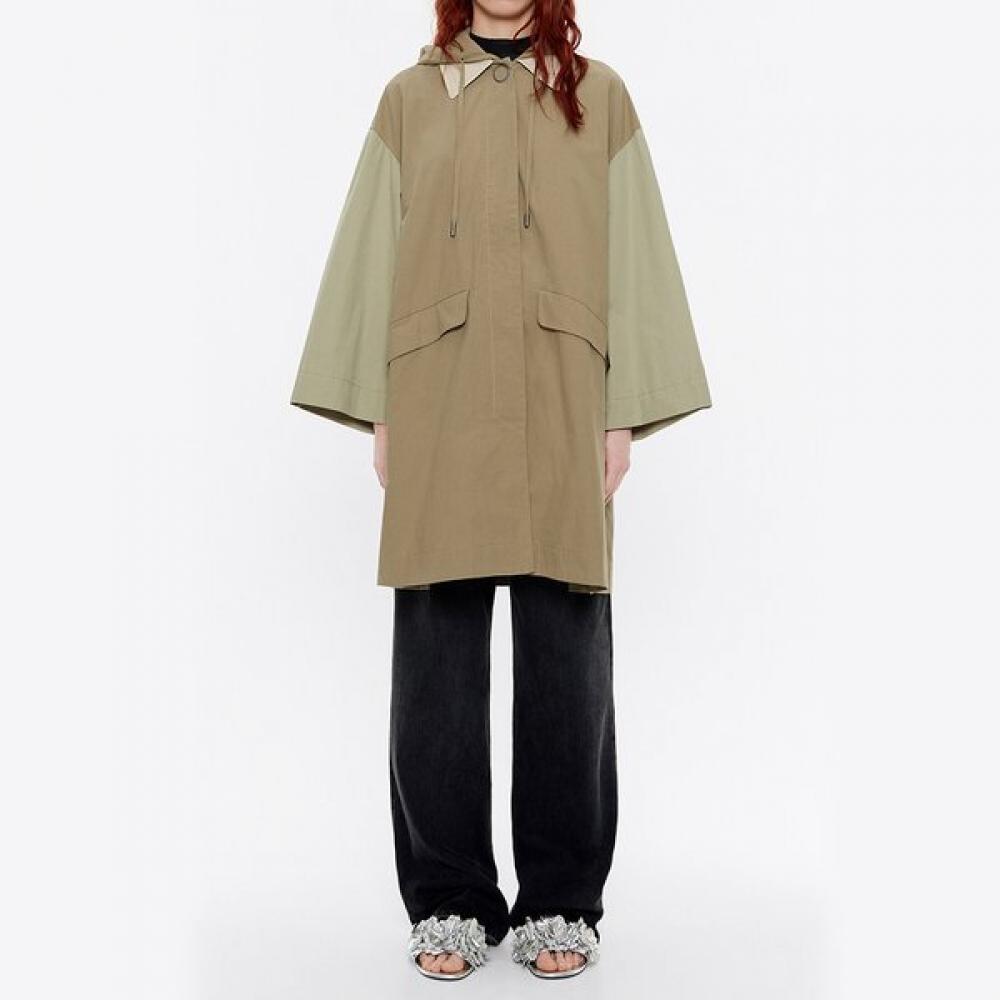 

BimbA Y LolA KhAki Cotton A Line Trench b245AwY001kAb Khaki/XS