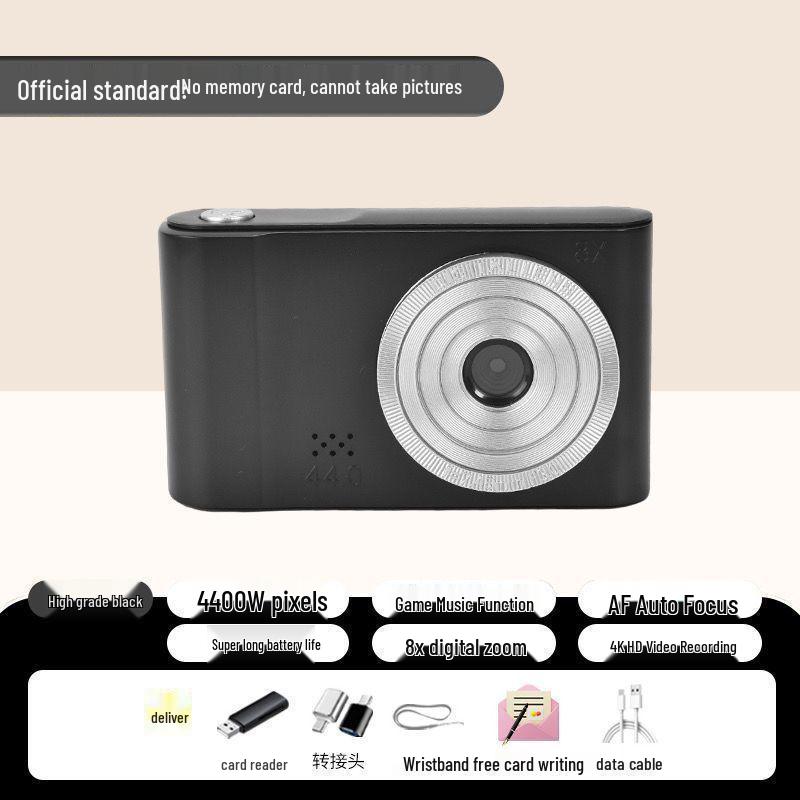 Retro Niedliche HD Dualkamera für Selbstporträts - Studentenfreundliche Sofortbildkamera für Mädchen