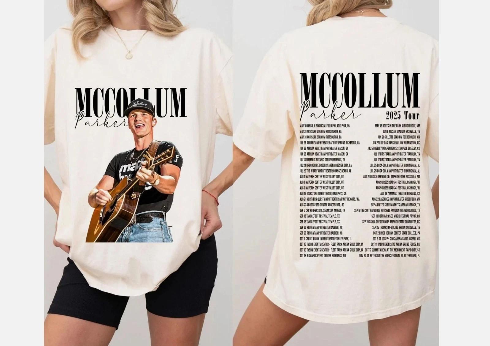 NEW NEW! Parker Mccollum 2026 Tour T-shirt – Country Style Meets T-Shirt All Siz XXXL