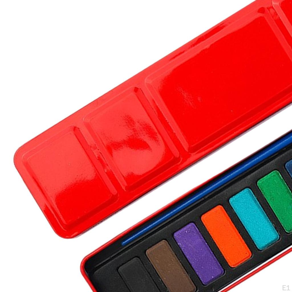 Watercolor Paint Set Washable Water Colors with Brush and Palette for Color Painting