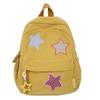 Zaino in velluto a coste, grande capacità, zaino, borsa da scuola, studente delle superiori, studente delle medie, borsa tesoro, piccolo, fresco, tinta unita