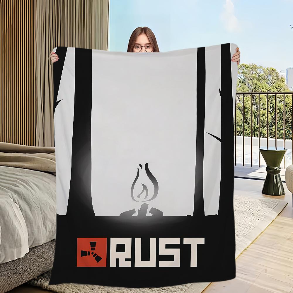 Game R-RUST Blanket For Sofa Room Microfiber Bedding Blanket office Travel Gift Home