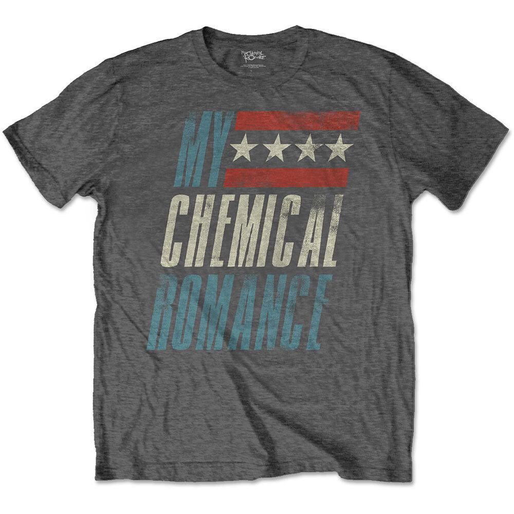 My Chemical Romance TShirt MCR Raceway Rock Band Official New Grey Unisex T-Shirt XXL