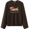 Semir Herr Amerikansk Retro Djurmönstrad Jacquard Pullover