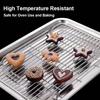 Stainless Steel Baking Tray With Removable Cooling Rack Set Non-Stickbbq Pan Tray Plate Oven Rack Cooking Roasting Dish