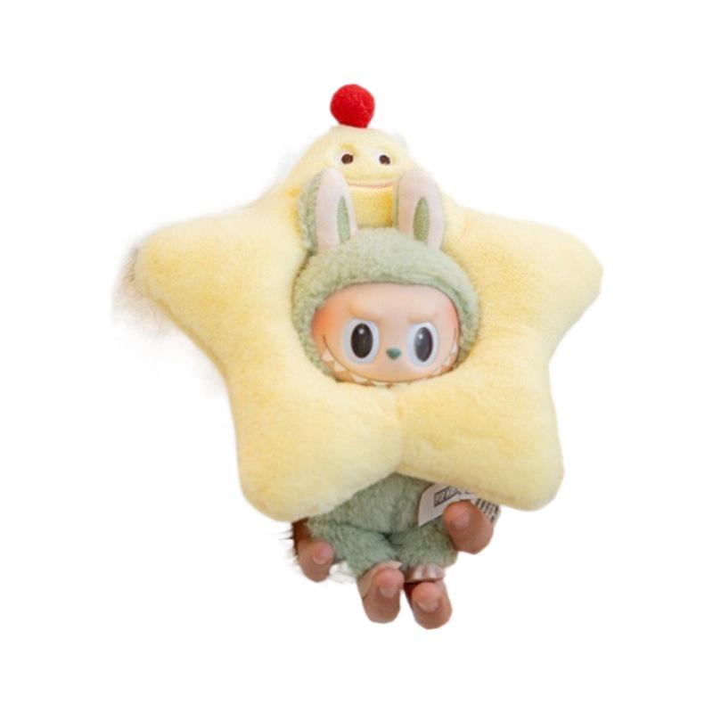 17cm La Boo Boo Blind Box Dinosaur & Shark Keychain In Cute Bee Costume