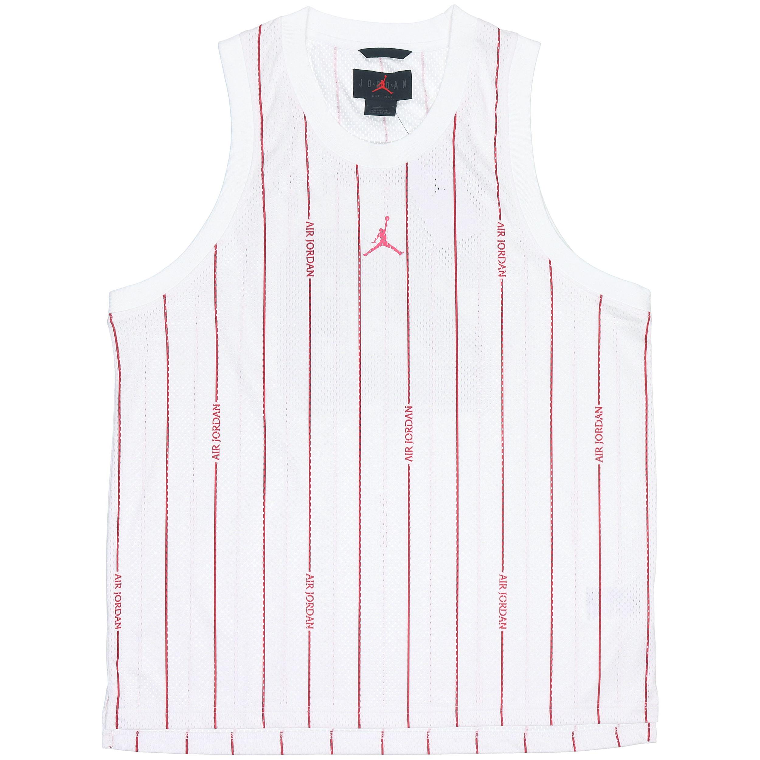 Jordan Tank Tops Men s White Crew Neck Moderate Straight Fit DM1381-100 XXXL
