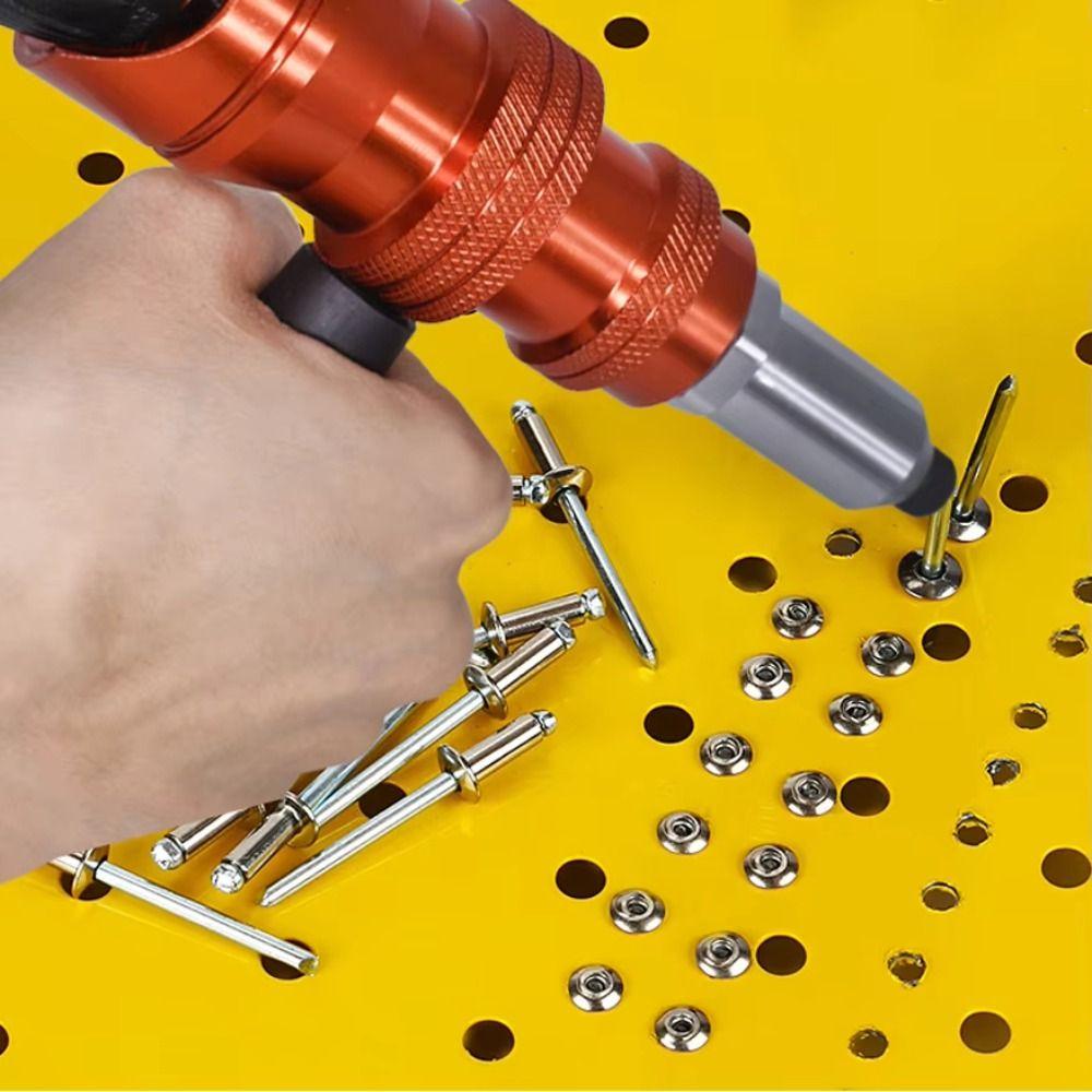 Removable Plastic Handle Rivet Adapter Aluminum Zinc Zinc Alloy Cordless Rivet Riveting Machine Home Core