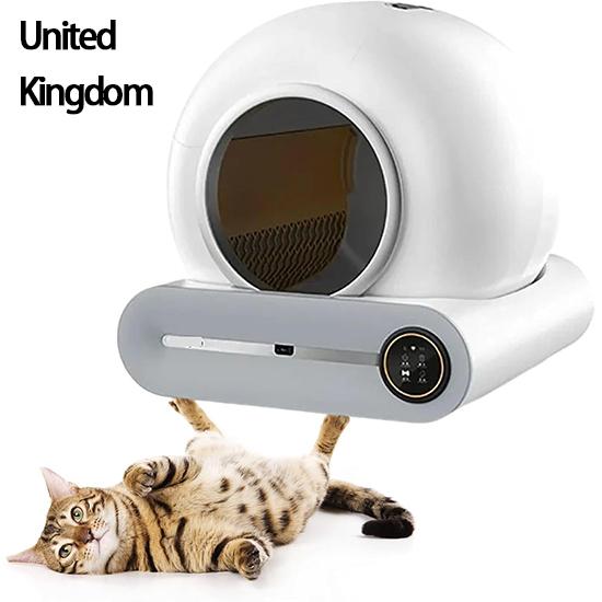 Caixa De Areia Para Gatos Autolimpante, Modelo De Caixa AutomáTica Anti-BeliscãO Para VáRios Gatos, Robô De Areia Para Gatos Grande