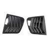 For Kia Sportage KX5 2016 2017 2018  Car Rear Louver Window Side Shutter Cover Trim Sticker Vent Scoop ABS Carbon Fiber