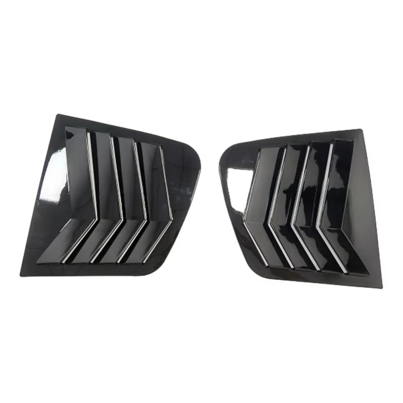 For Kia Sportage KX5 2016 2017 2018 Car Rear Louver Window Side Shutter Cover Trim Sticker Vent Scoop ABS Carbon Fiber