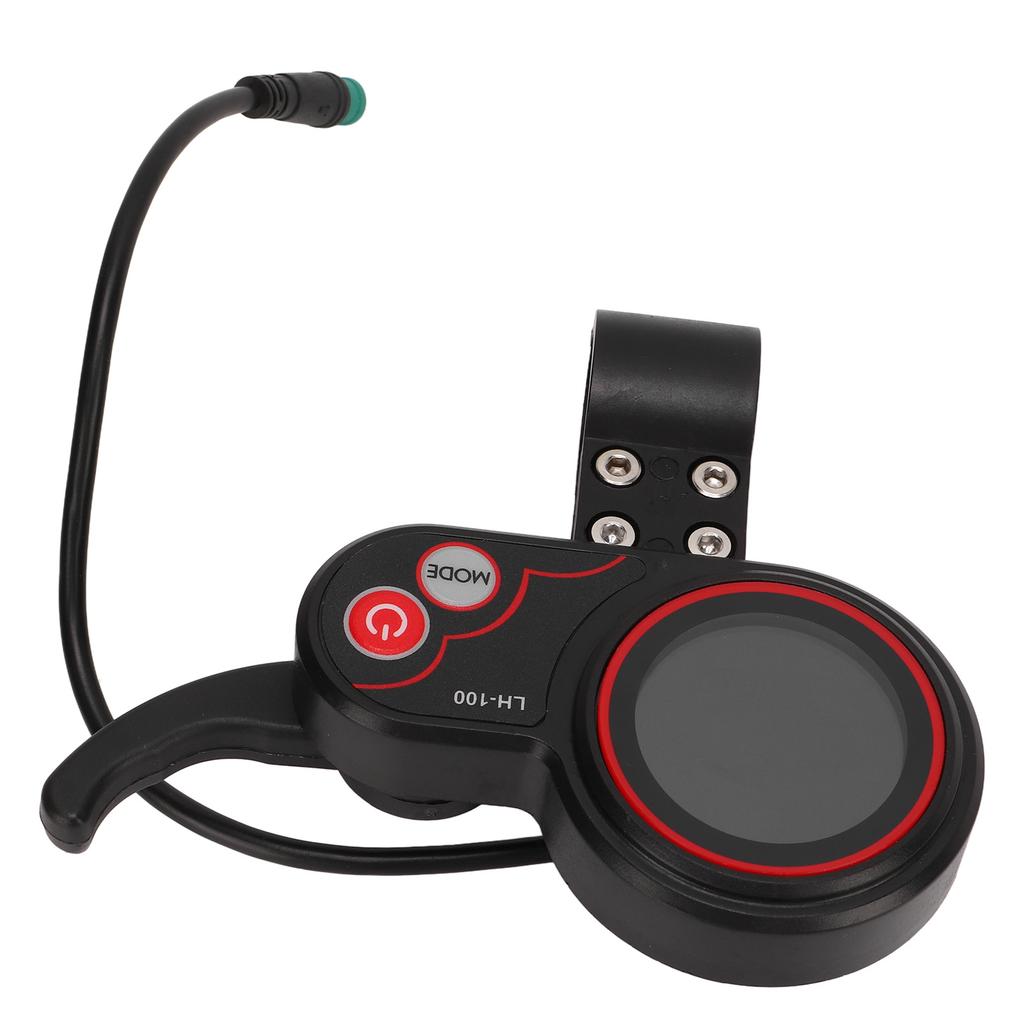 Elektromos kerékpár LCD kijelző mérő 5P vízálló csatlakozóval 24V 36V 48V 60V vezérlőpanel 22,2 mm-es elektromos rollerhez