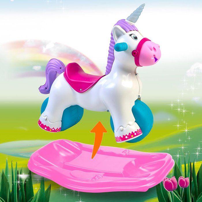 2-in-1 Unicorn Walker - FEBER - Baby Unicorn - With Sounds and Lights - From 12 Months