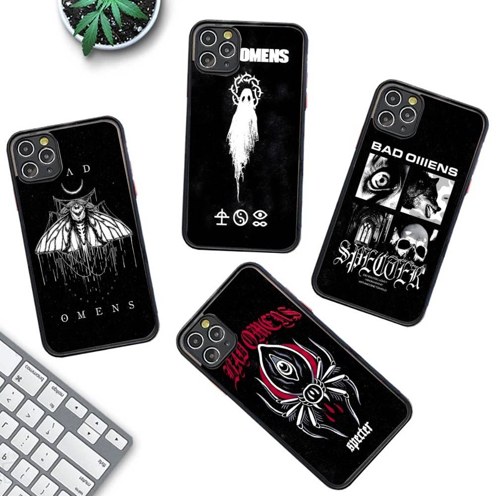 Bad Omens Music Band Phone Case For IPhone 16e 16 15 14 13 12 11 Pro Max X XS Max Plus Matte Clear