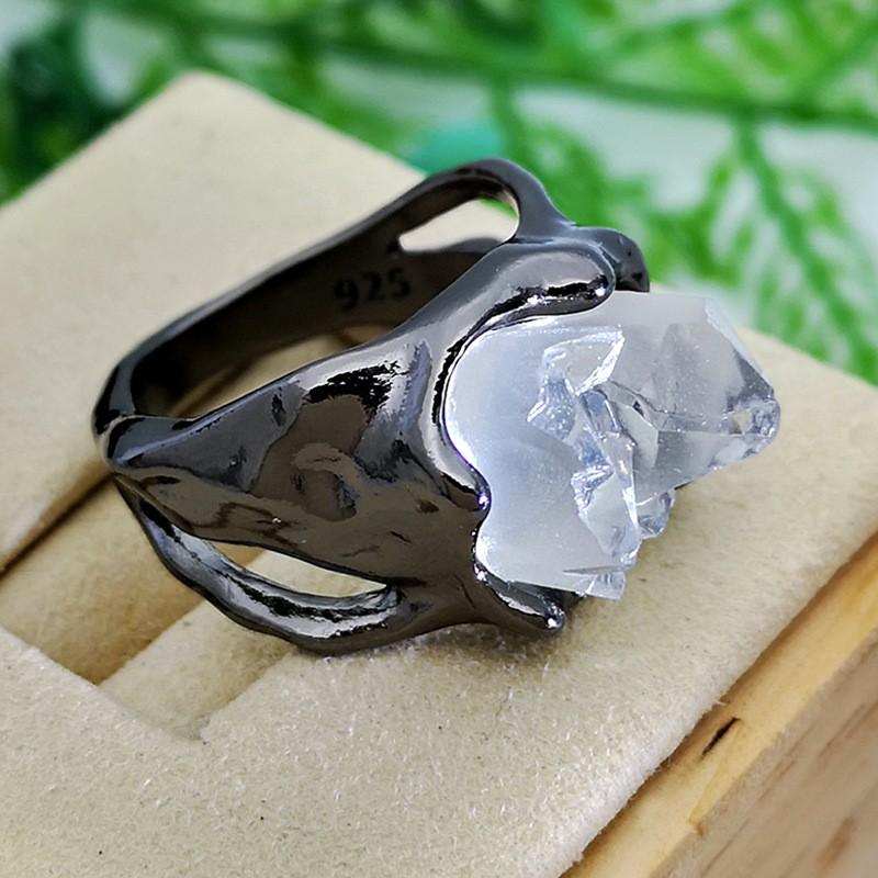 Yaratıcı Yüzük Düğün Parmak Yüzük Punk Hediye Circlet Göz Kamaştırıcı Yüzük