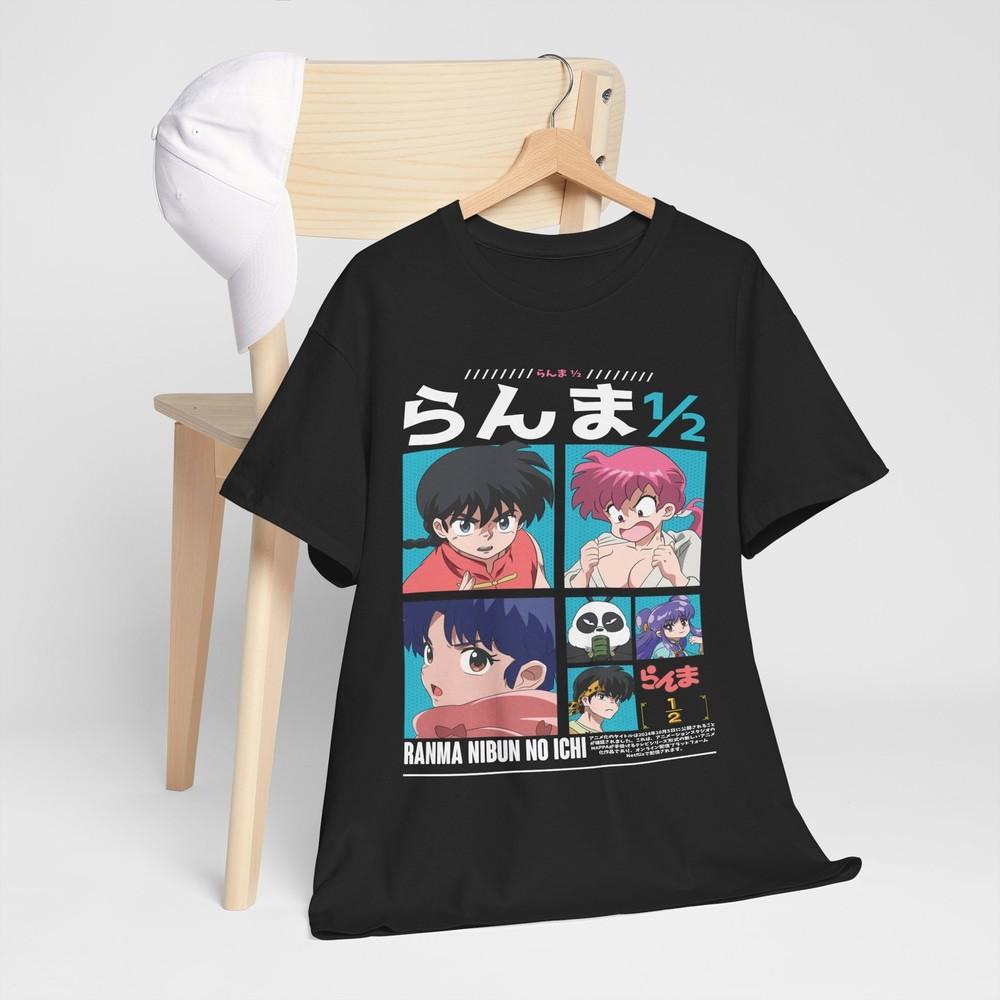 Anime Ranma 12 Tshirt Shampoo Rumiko Takahashi Unisexga Anime Shirt Graphic Tee