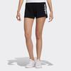 Adidas Neo Letter Logo Printed Sports Casual Shorts Women Shorts Black GP5566