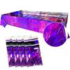 Party Party Decorations Birthday Tablecloth Laser Photo Props Disposable Colorful Tablecloth