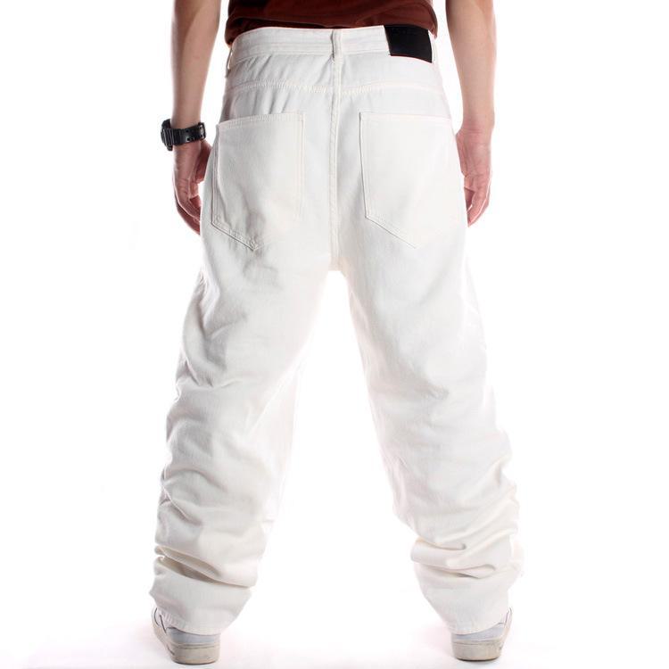Men's European & American Style Loose Fit Street Dance Skateboard Hip-Hop Jeans
